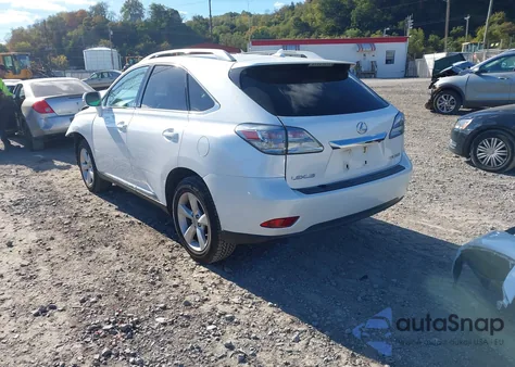 2010 Lexus Rx 350 из США, поврежденный, VIN 2T2BK1BA4AC051549